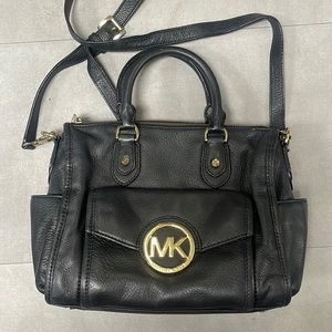 Black crossbody Michael Kors purse